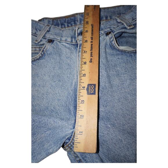 Vintage Levi’s 550 Relaxed Taper Jeans – Made in USA – Size 27x30 – Raw Hem - Picture 10 of 14